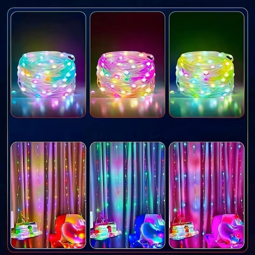 Colorful leather wire LED light string Interior and exterior decoration - Smart Bluetooth APP control